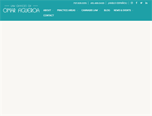 Tablet Screenshot of omarfigueroa.com